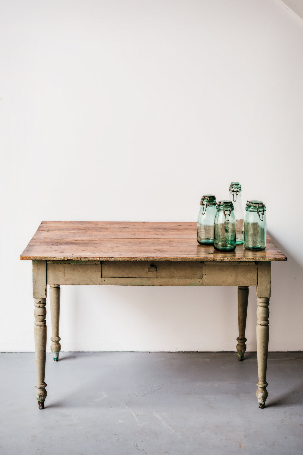 Furniture - Table with Drawer /Doukhobor Early 20th C