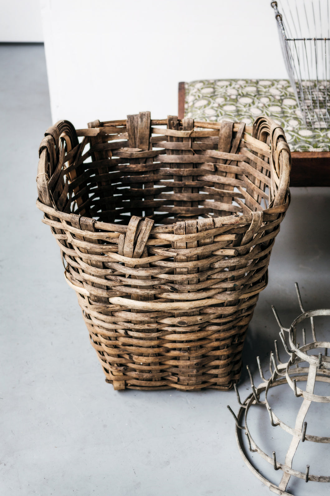 Vintage - Grape Harvest Basket - French